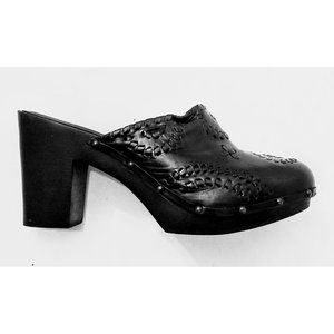 Jack Rogers black platform mules - barely worn